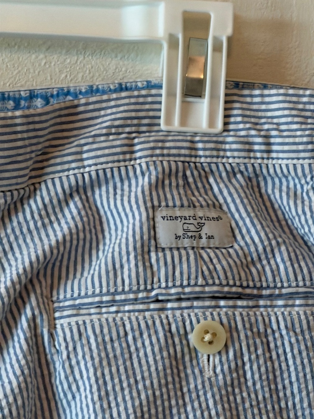 Mens Seersucker Shorts Vineyard Vines